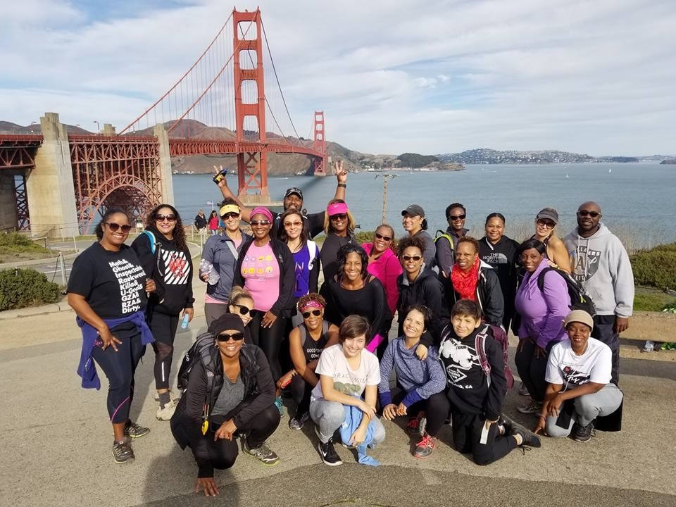 HIKING WITH HEALTH CONCSIOUS BLACK PEOPLE